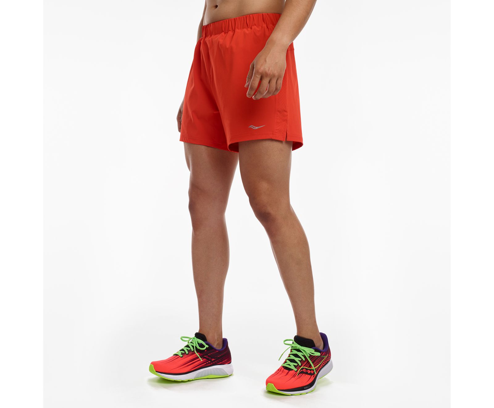 Saucony Outpace 5" Men's Shorts Red | Canada 654RVDW